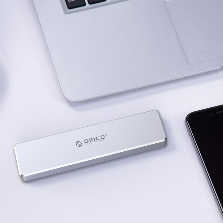ORICO PCM2-C3 M.2 M-Key to USB 3.1 Gen2 USB-C / Type-C Push-top Solid State Drive Enclosure, The Maximum Support Capacity: 2TB(Grey)