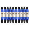 10 Pairs Metal Female Male XLR 3 Pin Jack Socket Plug Audio Connector - Microphone Audio Cable & Connector by PMC TechLife | Online Shopping South Africa | PMC TechLife | Buy Now Pay Later Mobicred