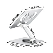 L-14 Aluminum Alloy Foldable Rotating Laptop/Tablet Stand(Silver)