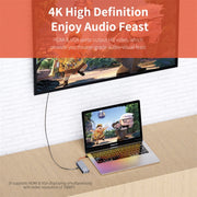 ROCK TR01 10 In 1 Type-C / USB-C to HDMI + VGA Multifunctional Extension HUB Adapter(Silver)