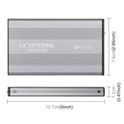 Richwell SATA R2-SATA-2TB 2TB 2.5 inch USB3.0 Super Speed Interface Mobile Hard Disk Drive(Grey)
