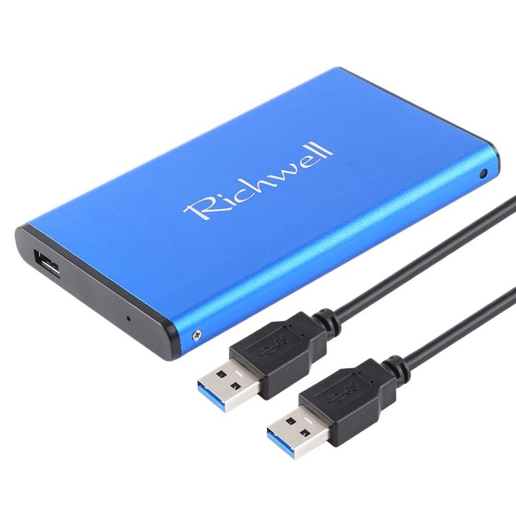 Richwell SATA R2-SATA-2TB 2TB 2.5 inch USB3.0 Super Speed Interface Mobile Hard Disk Drive(Blue)