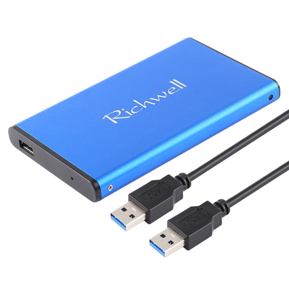 Richwell SATA R2-SATA-2TB 2TB 2.5 inch USB3.0 Super Speed Interface Mobile Hard Disk Drive(Blue)