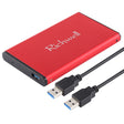 Richwell SATA R2-SATA-250GB 250GB 2.5 inch USB3.0 Super Speed Interface Mobile Hard Disk Drive(Red) - free shipping - PMC TechLife - Order now!