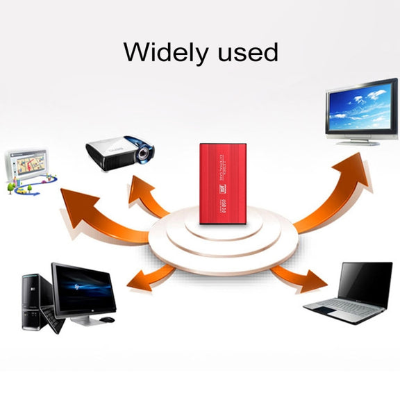 Richwell SATA R2-SATA-320GB 320GB 2.5 inch USB3.0 Super Speed Interface Mobile Hard Disk Drive(Red)