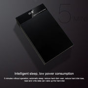Universal SATA 2.5 / 3.5 inch USB3.0 Interface External Solid State Drive Enclosure for Laptops / Desktop Computers, The Maximum Support Capacity: 10TB