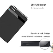 SEATAY HD213 Tool Free Screwless SATA 2.5 inch USB 3.0 Interface HDD Enclosure, The Maximum Support Capacity: 2TB(Blue)
