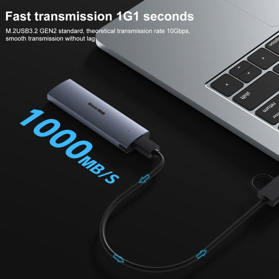 Great Wall HE301 M.2 NVME Hard Drive Docking Station Enclosure Adapter