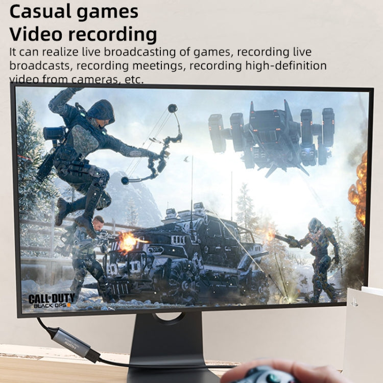 4K 30Hz HDMI to USB3.0 HD Video Capture Card with Cable