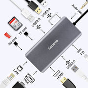 Lenovo LX0801 Type-C / USB-C Network Cable Interface Converter Docking Station