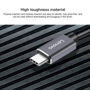 Lenovo F1-C08 8 In 1 Type-C / USB-C to HDMI Multi-function Converter Hub