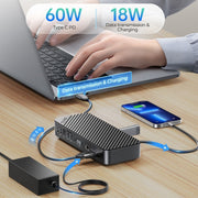 ORICO DKA20-BK-BP 10Gbps 20 in 1 Type-C 3.0 HUB Docking Station (US Plug)