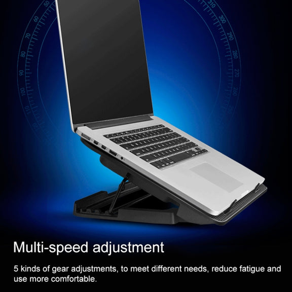 ICE COOREL Notebook Computer Base Speed Control Silent Six-fan Cooling Holder Cooling Rack, Style: Flagship