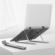 Portable Adjustable Laptop Stand Desktop Lifting Height Increase Rack Folding Heat Dissipation Holder, Style: Ordinary(Silver) - Laptop Stand by PMC TechLife | Online Shopping South Africa | PMC TechLife | Buy Now Pay Later Mobicred