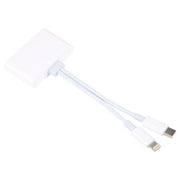NK-109Pro USB-C/Type-C+8 Pin to USB+3.5mm+USB-C/Type-C Multifunctional Audio Adapter