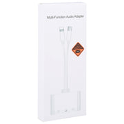 NK-109Pro USB-C/Type-C+8 Pin to USB+3.5mm+USB-C/Type-C Multifunctional Audio Adapter