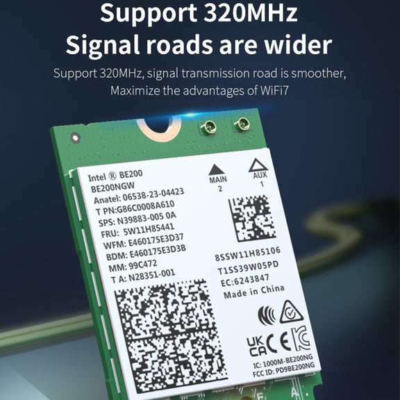 COMFAST CF-BE200-M WiFi7 BT5.4 Tri-Band Wireless Network Adapter M.2 Network WiFi Module