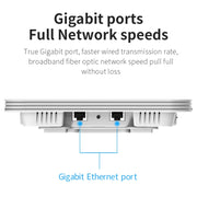 COMFAST CF-E395AX 3000Mbps WiFi6 2.4G & 5.8GHz Dual Band Indoor Wireless Ceiling AP
