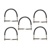 5 PCS TC095-15 6.35mm Male to Male Guitar Effector Connector Cable