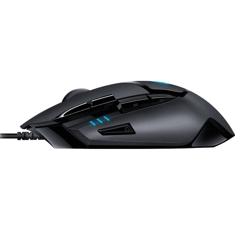 Logitech G402 USB Interface 8-keys 4000DPI Five-speed Adjustable High-speed Tracking Wired Optical Gaming Mouse, Length: 2m (Black)