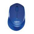 Logitech M330 Wireless Optical Mute Mouse with Micro USB Receiver (Blue) - free shipping - PMC TechLife - Order now!