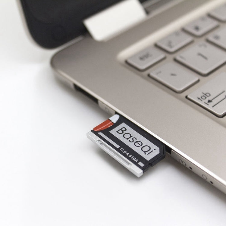 BASEQI Hidden Aluminum Alloy SD Card Case for Lenovo YOGA 2 Pro Laptop