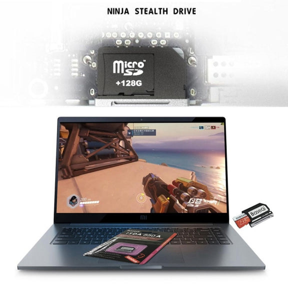 BASEQI Hidden Aluminum Alloy SD Card Case for Xiaomi Pro 15.6 inch GTX1060 Laptop