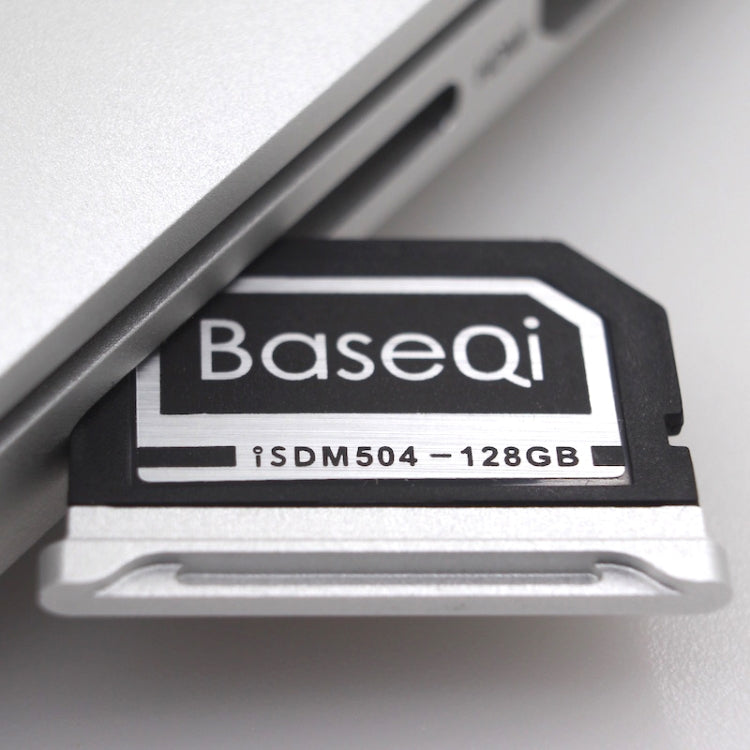 BASEQI 503MSV 128GB Aluminum Alloy Micro SD(TF) Memory Card for Macbook Pro Retina 15 inch (2012