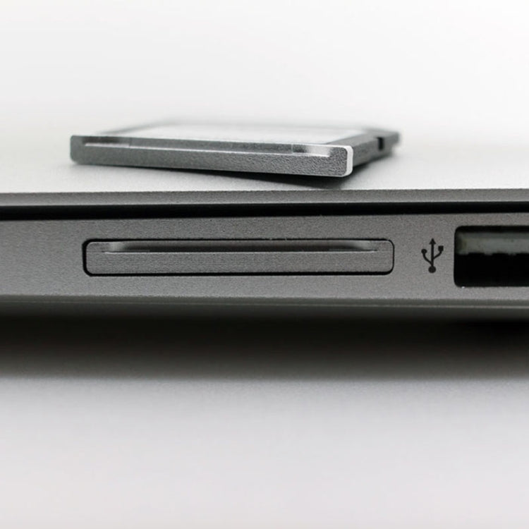 BASEQI Hidden Aluminum Alloy SD Card Case for MacBook Air 13.3 inch Laptops