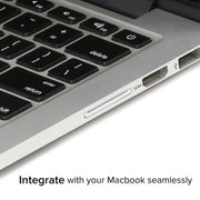 BASEQI Hidden Aluminum Alloy SD Card Case for MacBook Air 13.3 inch Laptops
