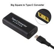 Big Square Female to USB-C / Type-C Female Power Connector Adapter with 15cm USB-C / Type C Cable