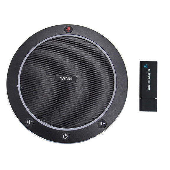 YANS YS-M86 Video Conference Wireless Omnidirectional Microphone(Black)