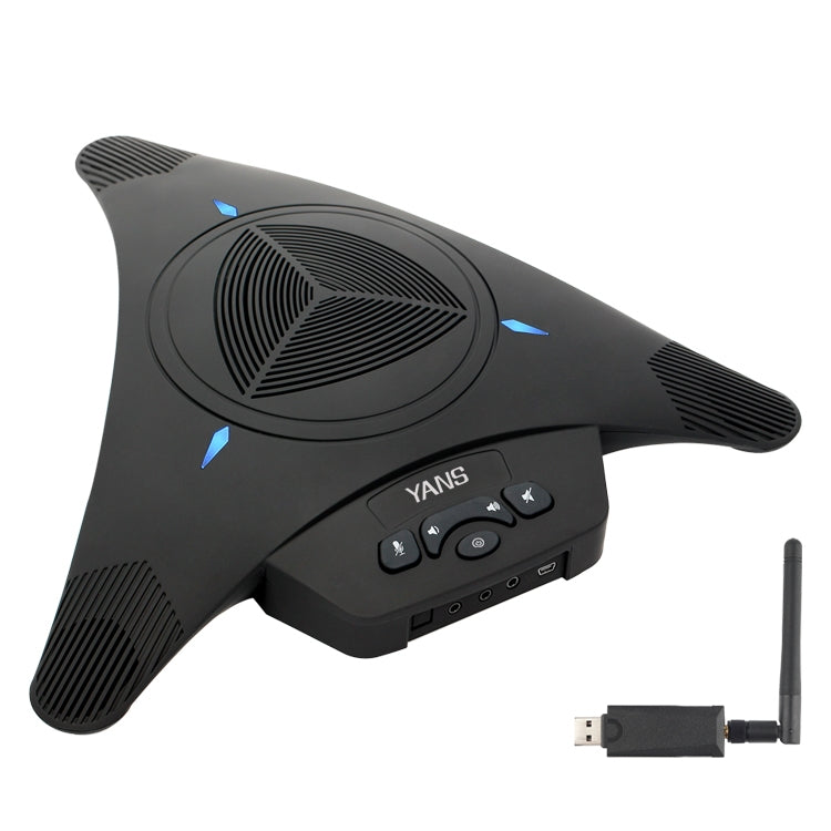 YANS YS-M21W USB Mini Port Video Conference Omnidirectional Microphone (Black)