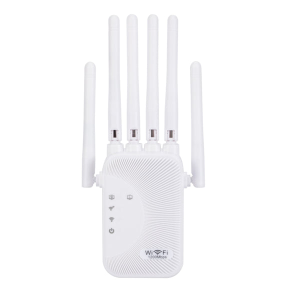 SM-011 Six-antenna 1200M Repeater WiFi Wireless Router (EU Plug)