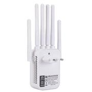 SM-011 Six-antenna 1200M Repeater WiFi Wireless Router (US Plug)