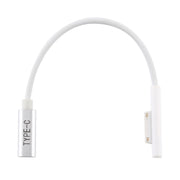 Pro 9 / 8 / 7 / 6 / 5 / 4 / 3 to USB-C / Type-C Female Interfaces Power Adapter Charger Cable(White)