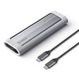 ORICO AXM2-G2-GY-BP M.2 NVMe SSD Enclosure with Silicone Protective Case & Type-C Cable - HDD Enclosure by ORICO | Online Shopping South Africa | PMC TechLife | Buy Now Pay Later Mobicred
