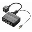 Female RJ45 3 in 1 100M Network Splitter Cable Ethernet Network Coupler - Network Hubs by PMC TechLife | Online Shopping South Africa | PMC TechLife | Buy Now Pay Later Mobicred