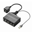 Female RJ45 4 in 1 100M Network Splitter Cable Ethernet Network Coupler - Network Hubs by PMC TechLife | Online Shopping South Africa | PMC TechLife | Buy Now Pay Later Mobicred