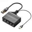 Male RJ45 4 in 1 100M Network Splitter Cable Ethernet Network Coupler - Network Hubs by PMC TechLife | Online Shopping South Africa | PMC TechLife | Buy Now Pay Later Mobicred