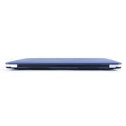 For MacBook Air 13.3 inch A1466 2012-2017 / A1369 2010-2012 Laptop PU Leather Paste Case (Dark Blue)