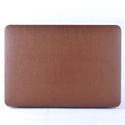 For MacBook Air 13.3 inch A1466 2012-2017 / A1369 2010-2012 Laptop PU Leather Paste Case (Brown)