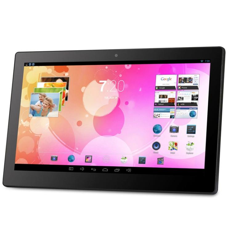 HSD-P537 Touch Screen All in One PC with Holder, 4GB+32GB, 15.6 inch Android 14 RK3576S Octa Core (Black)