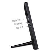 HSD-P537 Touch Screen All in One PC with Holder, 4GB+32GB, 15.6 inch Android 14 RK3576S Octa Core (Black)