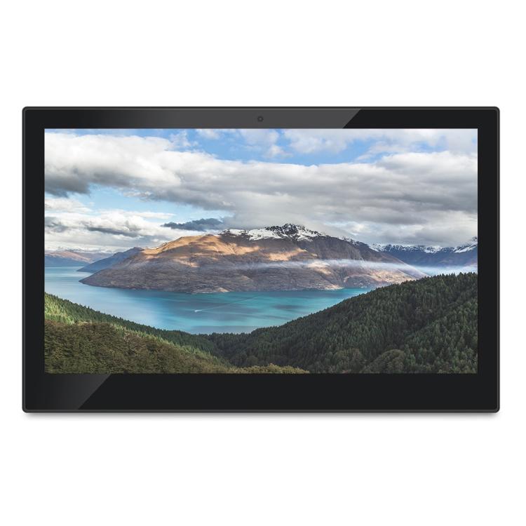 HSD-P538 14 inch IPS Touch Screen All in One PC with Holder, 4GB+32GB, Android 14 RK3576S Octa-core (Black)