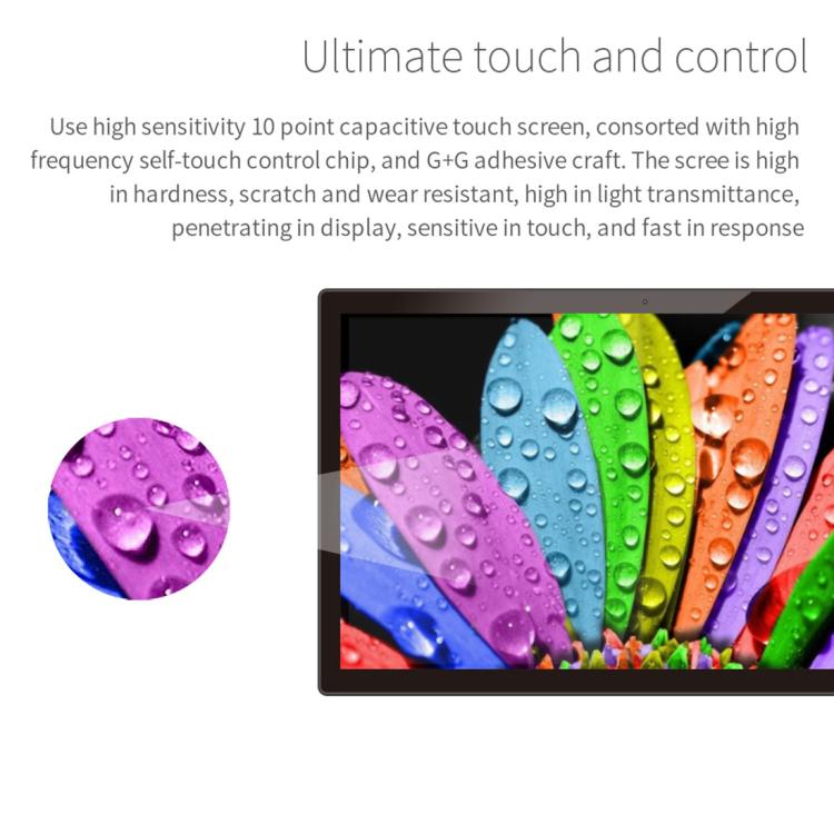 HSD-P538 14 inch IPS Touch Screen All in One PC with Holder, 4GB+32GB, Android 14 RK3576S Octa-core (Black)