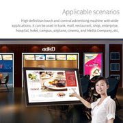 HSD-P538 14 inch IPS Touch Screen All in One PC with Holder, 4GB+32GB, Android 14 RK3576S Octa-core (Black)