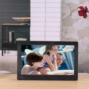 11.6-inch IPS Digital Photo Frame Full View 1920*1080 Electronic Photo Album Advertising Machine(Black)