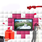 12.5 inch FHD LED Display Digital Photo Frame with Holder & Remote Control, MSTAR V56 Program, Support USB / SD Card Input (White)