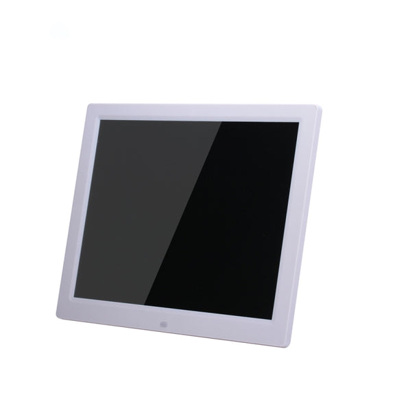 14 inch High-definition Digital Photo Frame Electronic Photo Frame Showcase Display Video Advertising Machine(White)